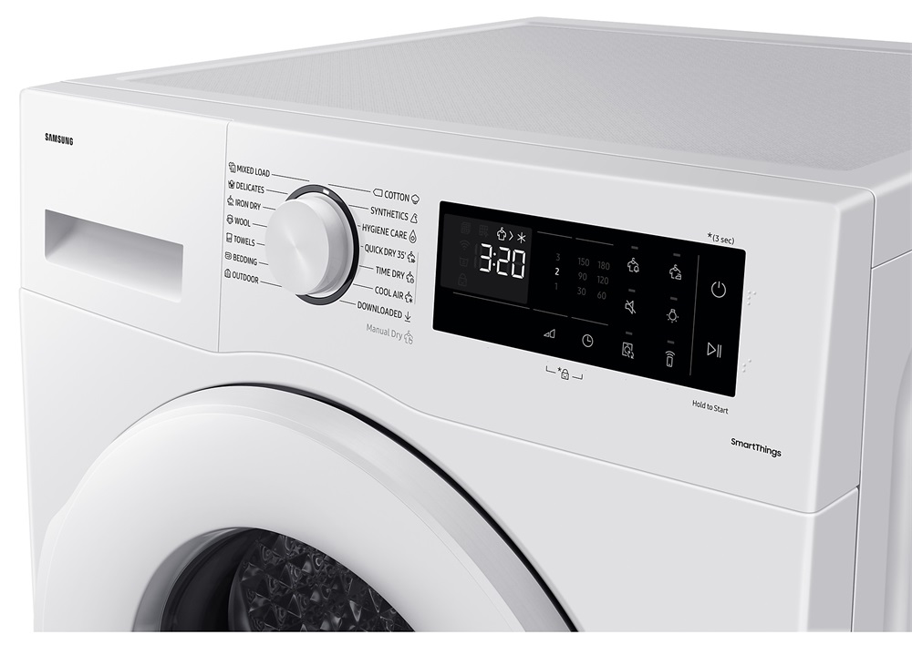Samsung DV80CGC2B0TELE fehér, 8 kg, hőszivattyús, szárítógép