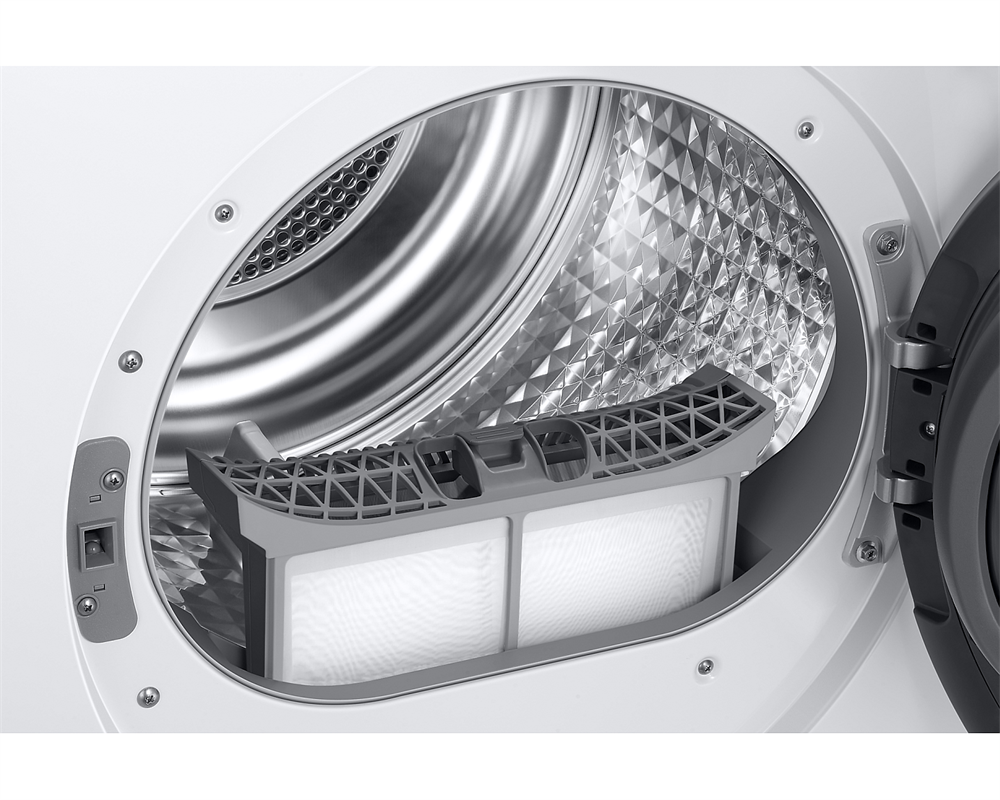 Samsung DV80T7220BH/S6 fehér, 8 kg, hőszivattyús, szárítógép