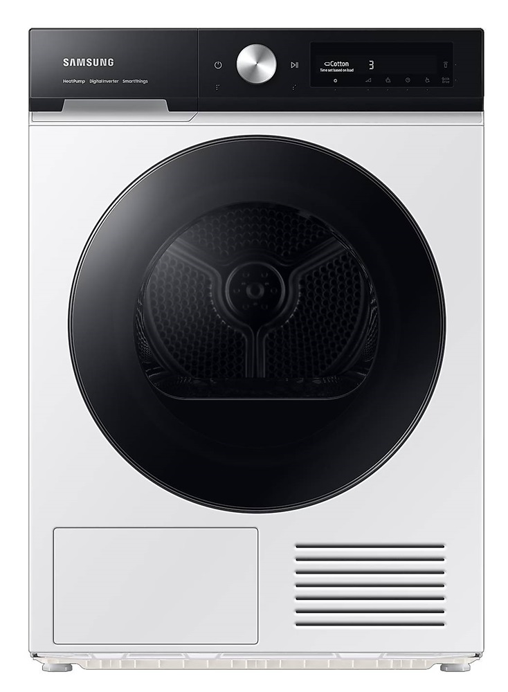 Samsung DV90BB7445GES6 fehér, 9 kg, hőszivattyús, szárítógép