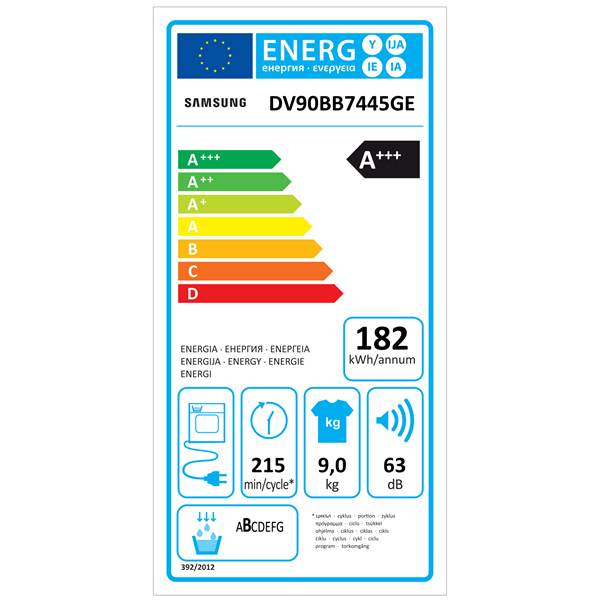 Samsung DV90BB7445GES6 9 kg hőszivattyús szárítógép