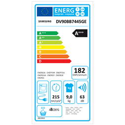 Samsung DV90BB7445GES6 9 kg hőszivattyús szárítógép