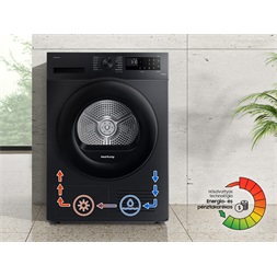 Samsung DV90CGC2A0ABLE 9 kg hőszivattyús szárítógép