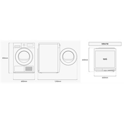 Samsung DV90CGC2A0ABLE 9 kg hőszivattyús szárítógép