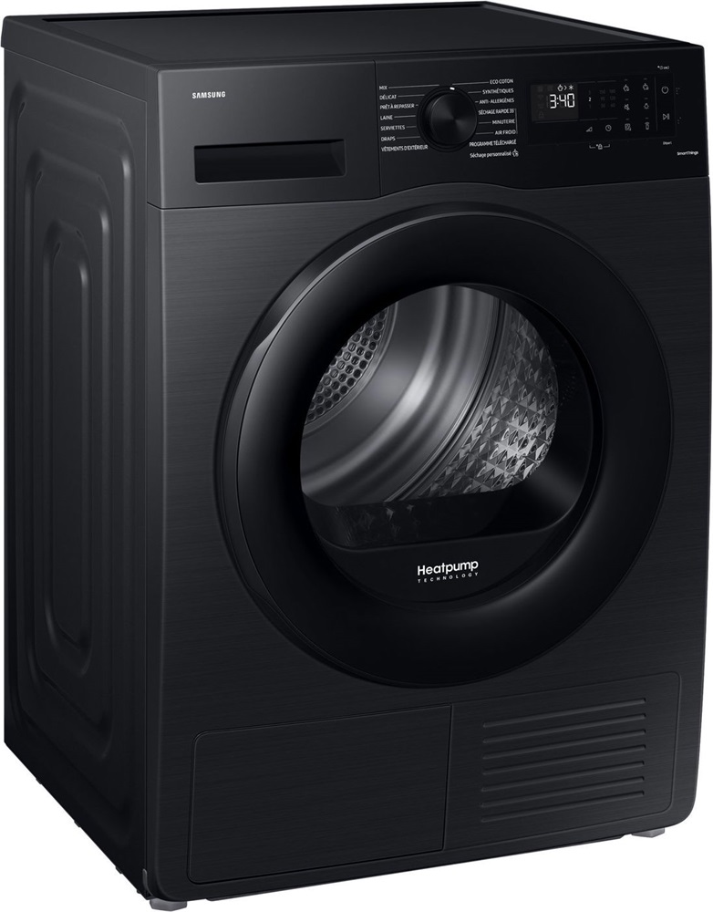 Samsung DV90DG52A0ABLE fekete, 9 kg, hőszivattyús, szárítógép
