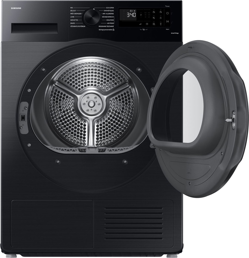 Samsung DV90DG52A0ABLE fekete, 9 kg, hőszivattyús, szárítógép