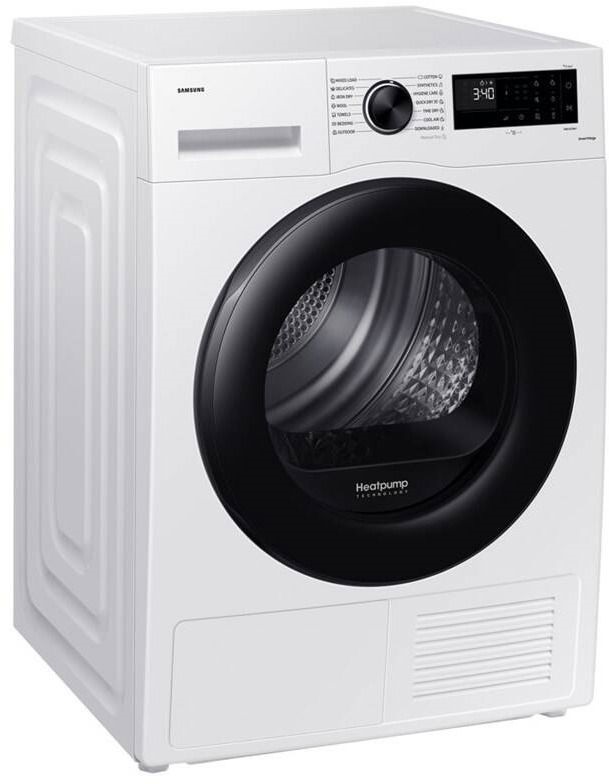 Samsung DV90DG52A0AELE fehér, 9 kg, hőszivattyús, szárítógép