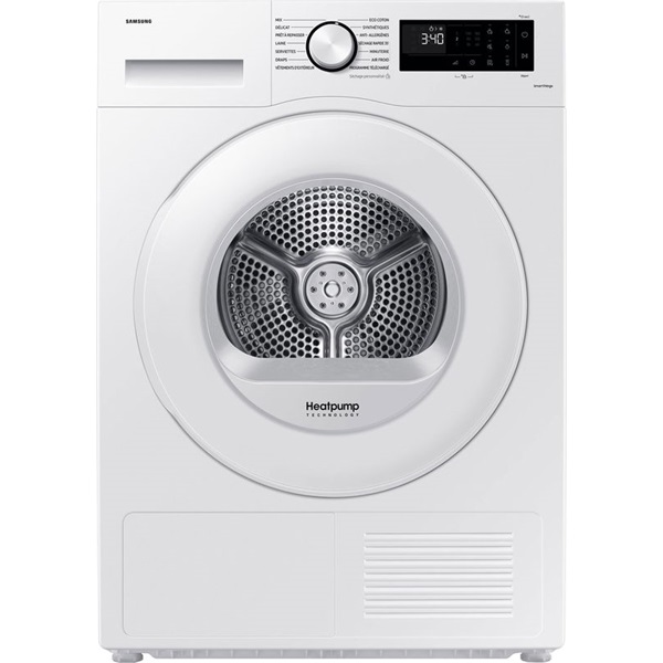 Samsung DV90DG52A0TELE fehér, 9 kg, hőszivattyús, szárítógép