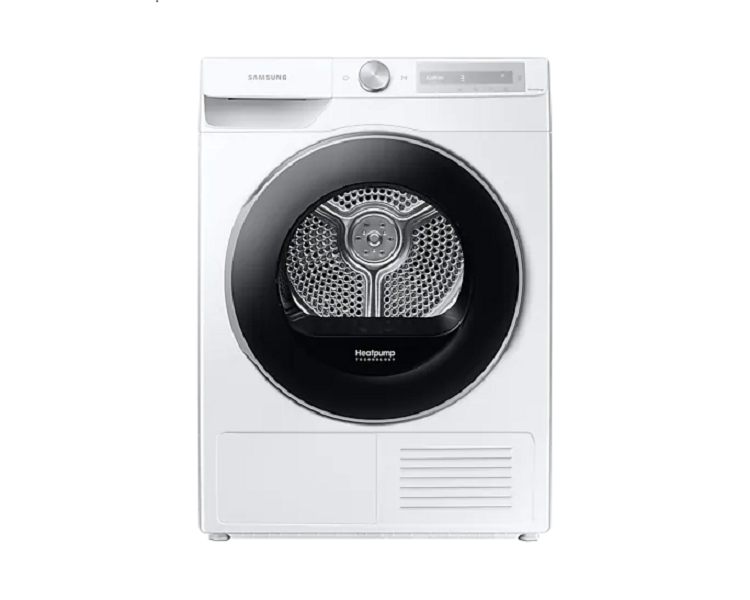Samsung DV90T6240LH/S6 fehér, 9 kg, hőszivattyús, szárítógép