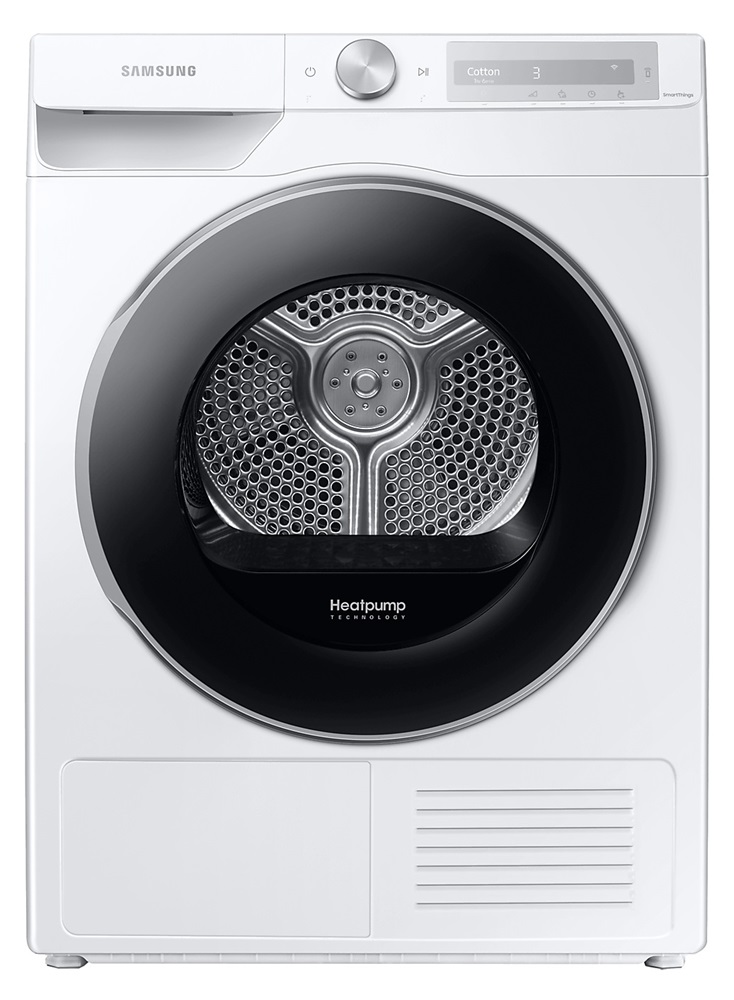 Samsung DV90T6240LH/S6 fehér, 9 kg, hőszivattyús, szárítógép