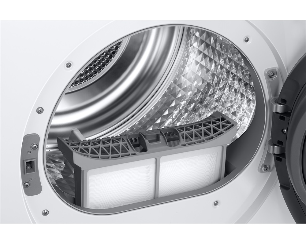 Samsung DV90T6240LH/S6 fehér, 9 kg, hőszivattyús, szárítógép