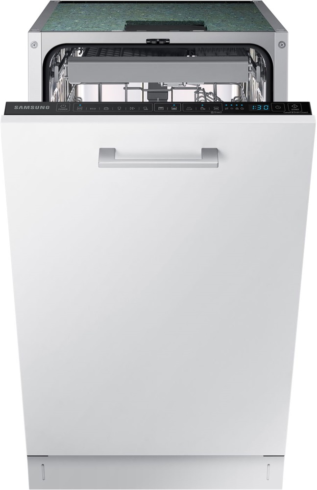 Samsung DW50DG450B00LE fehér, programok száma: 6, keskeny beépíthető, 10 terítékes mosogatógép 