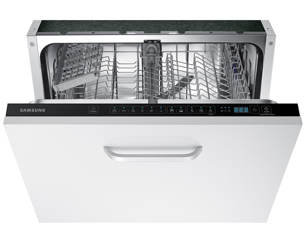 Samsung DW60M6040BB/EO programok száma: 6, beépíthető, 13 terítékes mosogatógép (Újszerű)