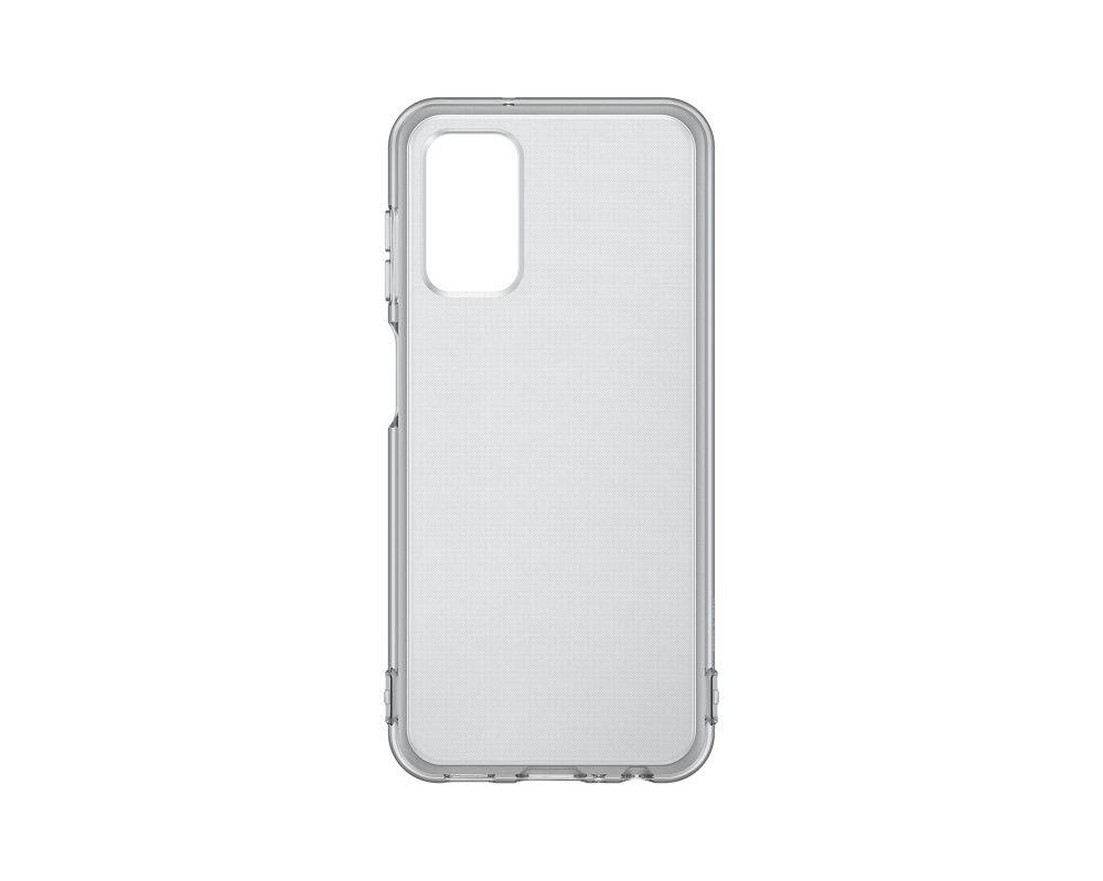 Samsung EF-QA135TBEGWW Galaxy A13 soft clear cover fekete hátlap