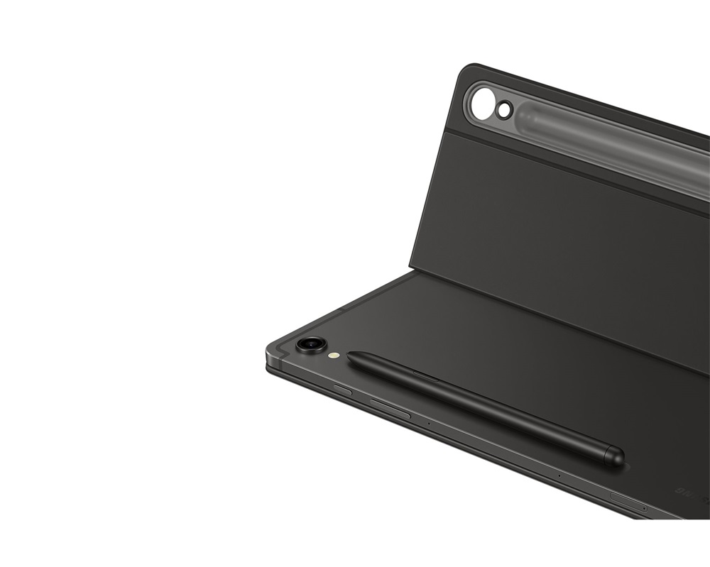 Samsung EF-DX710BBEGGB Galaxy Tab S9 fekete oldalra nyíló billentyűzetes tok