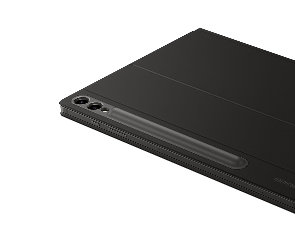 Samsung EF-DX815BBEGGB Galaxy Tab S9+ fekete oldalra nyíló billentyűzetes tok