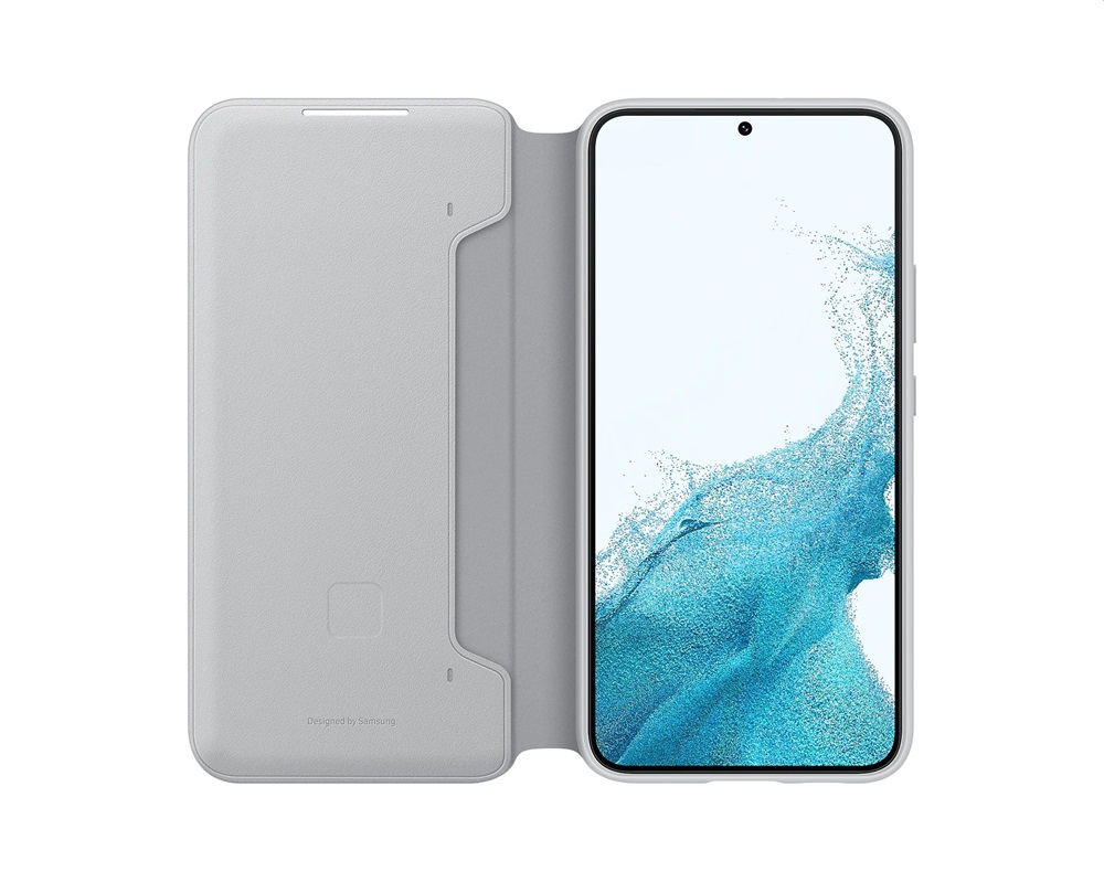 Samsung EF-NS906PJEGEE Galaxy S22 Plus Smart LED view cover világosszürke védőtok