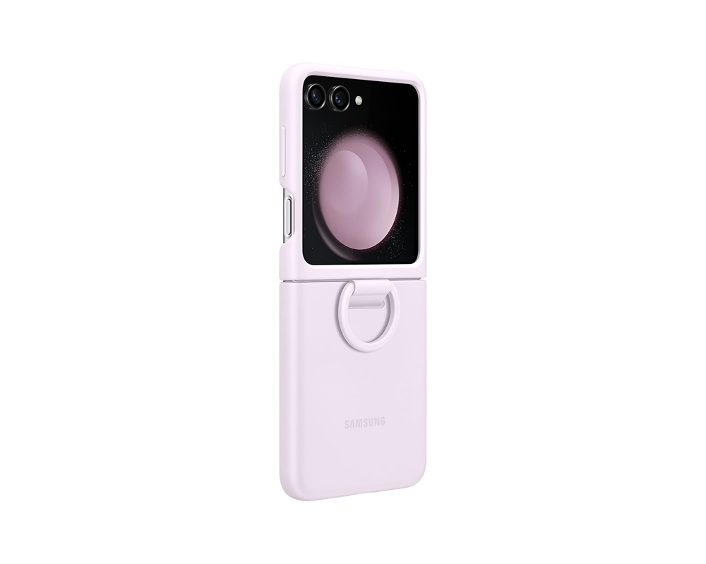 Samsung EF-PF731TVEGWW Galaxy Z Flip 5 gyűrűs lila szilikon tok