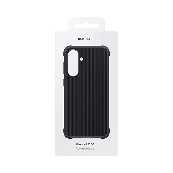 Samsung EF-RA566CBEGWW Rugged Galaxy A56 fekete műanyag hátlap