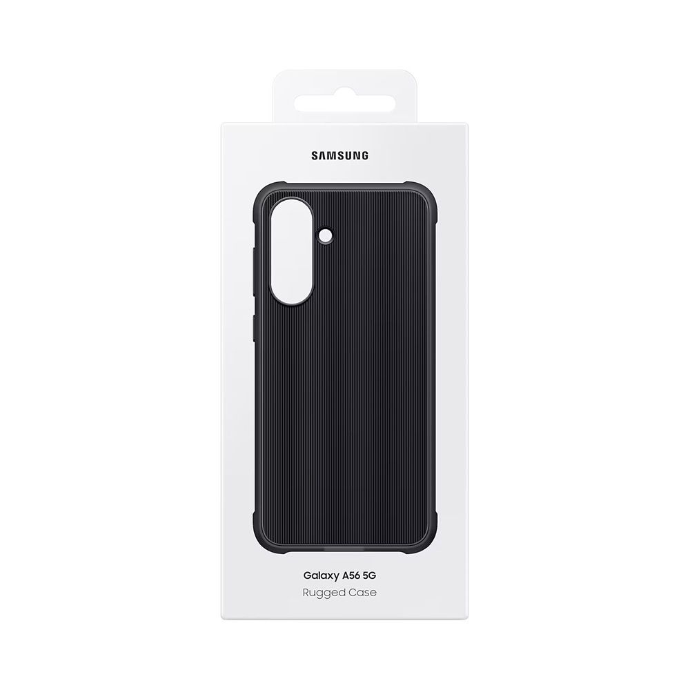 Samsung EF-RA566CBEGWW Rugged Galaxy A56 fekete műanyag hátlap