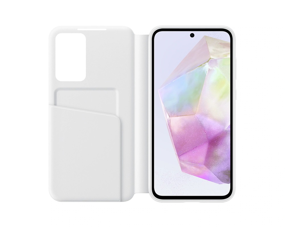 Samsung EF-ZA356CWEGWW Galaxy A35 5G (SM-A356) fehér oldalra nyíló tok