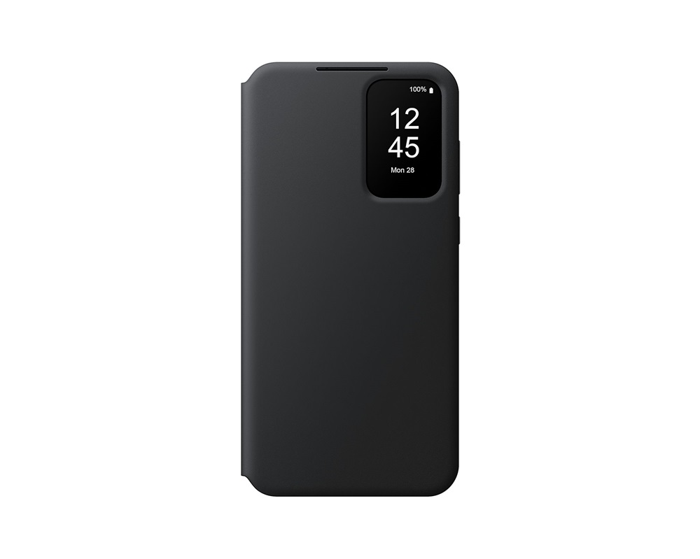 Samsung EF-ZA556CBEGWW Galaxy A55 Smart View Wallet fekete oldalra nyíló tok