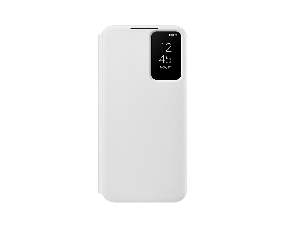 Samsung EF-ZS906CWEGEE Galaxy S22 Plus smart clear view cover fehér védőtok