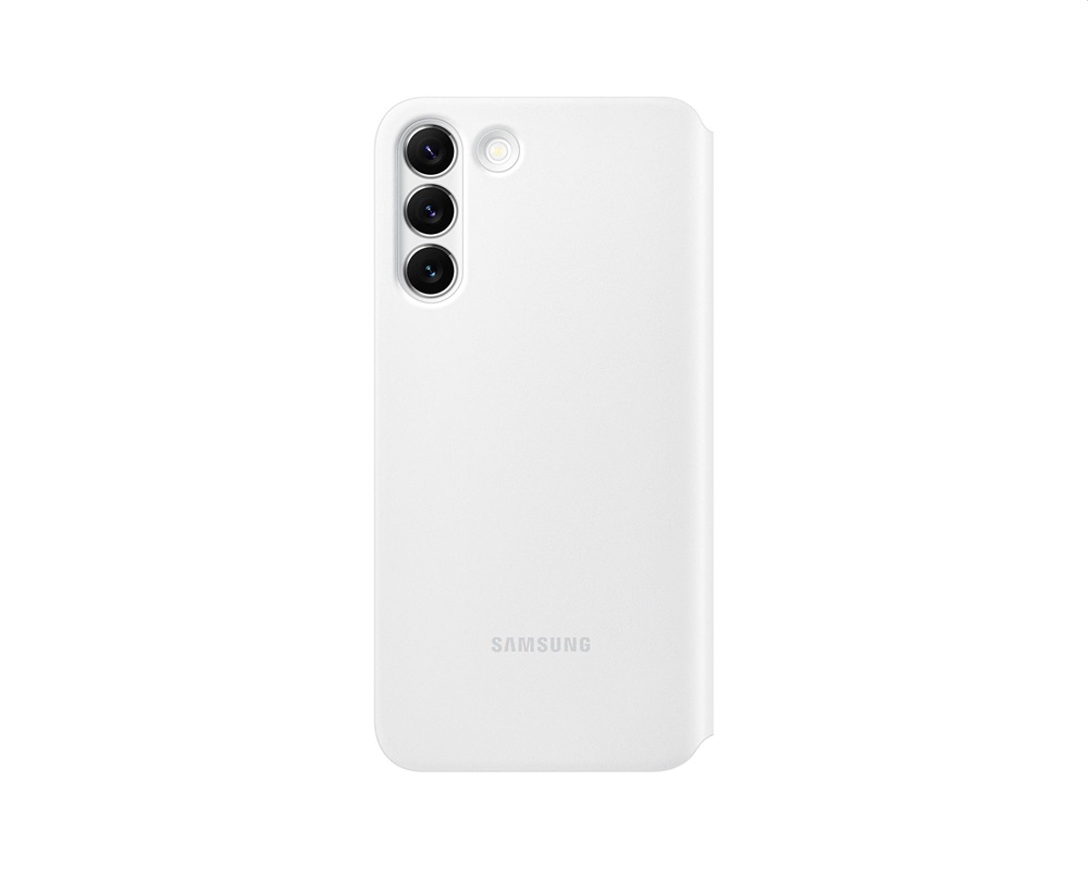 Samsung EF-ZS906CWEGEE Galaxy S22 Plus smart clear view cover fehér védőtok
