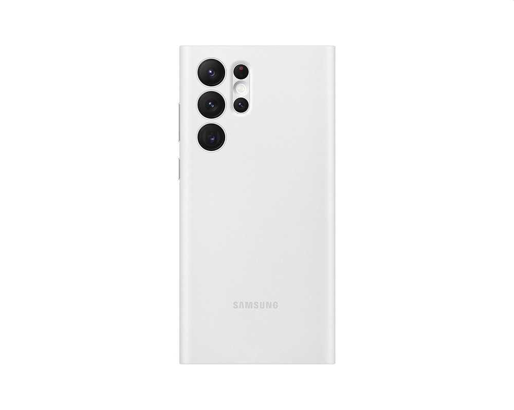 Samsung EF-ZS908CWEGEE Galaxy S22 Ultra smart clear view cover fehér védőtok
