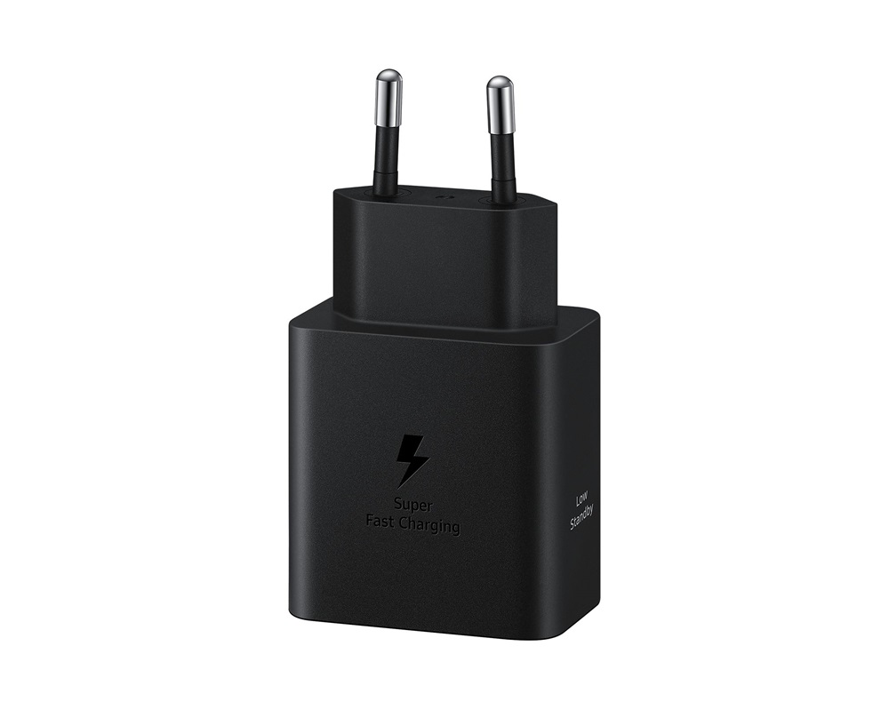 Samsung EP-T4511XBE Super Fast 45W Type-C fekete hálózati töltő + Type-C adat- és töltőkábel