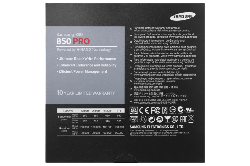 Samsung 512GB SATA3 2,5" 850 PRO Basic (MZ-7KE512BW) SSD