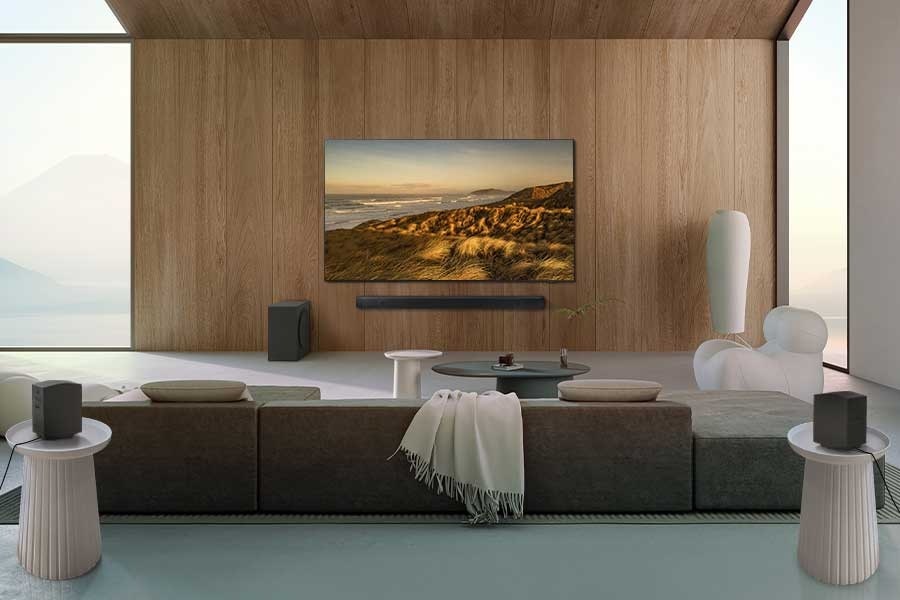 Samsung HW-Q990D/EN 11.1.4 csatornás hangprojektor vezeték nélküli mélynyomóval és hátsó hangszórókkal