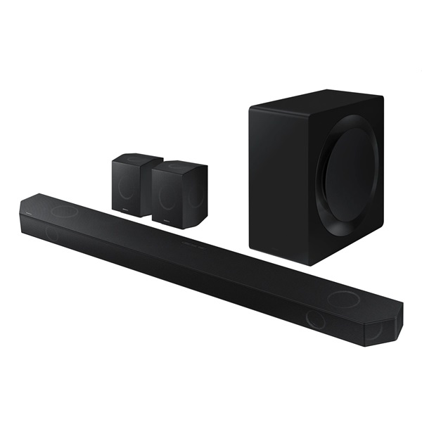 Samsung HW-Q990D/EN 11.1.4 csatornás hangprojektor vezeték nélküli mélynyomóval és hátsó hangszórókkal (Újracsomagolt)