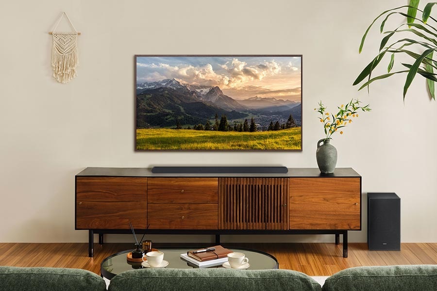 Samsung HW-S700D/EN 3.1 csatornás fekete hangprojektor vezeték nélküli mélynyomóval