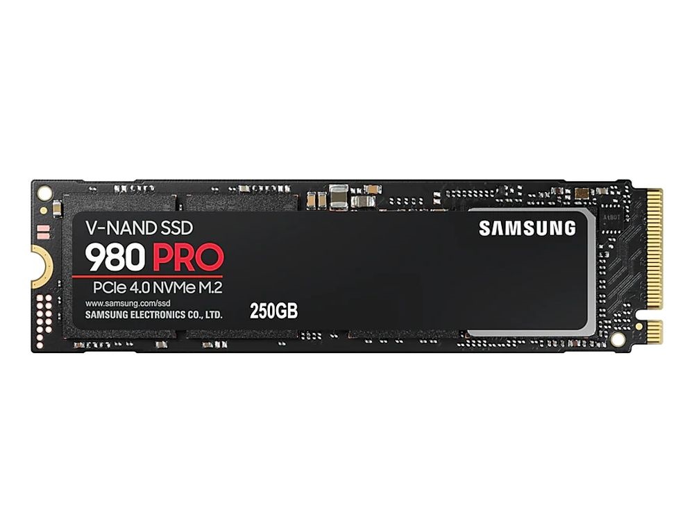 Samsung 250GB NVMe 1.3c M.2 2280 980 PRO (MZ-V8P250BW) SSD