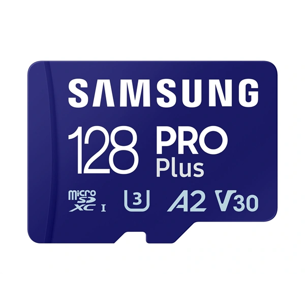 Samsung MicroSD kártya - 128GB MB-MD128SA/EU (PRO PLUS, R180/W130, adapter, 128GB)