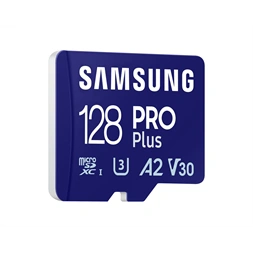 Samsung MicroSD kártya - 128GB MB-MD128SA/EU (PRO PLUS, R180/W130, adapter, 128GB)