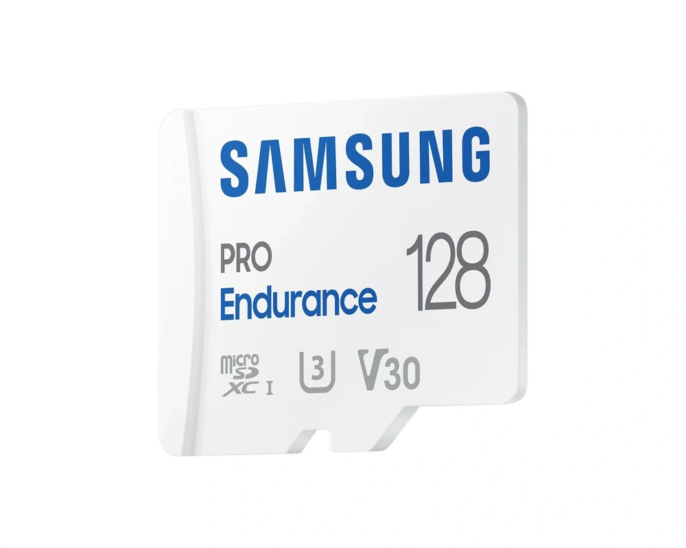 Samsung MicroSD kártya - 128GB MB-MJ128KA/EU (PRO Endurance, Class10, R100/W40, adapter, 128GB)