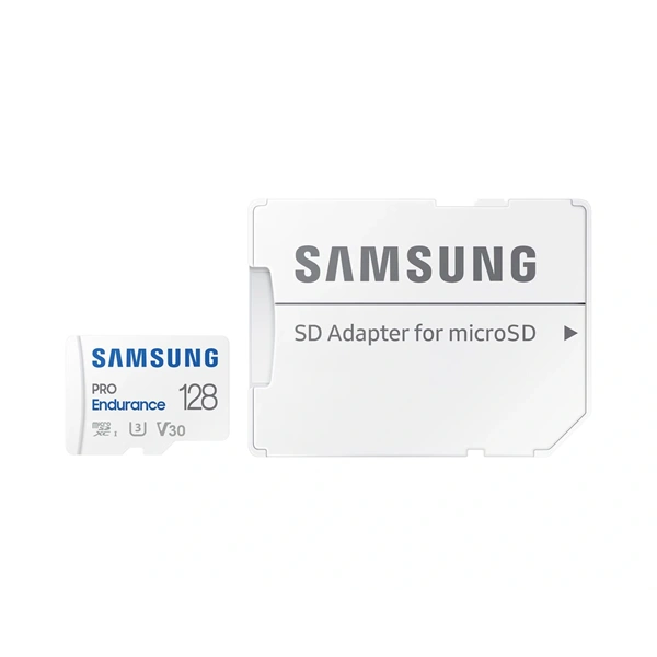 Samsung MicroSD kártya - 128GB MB-MJ128KA/EU (PRO Endurance, Class10, R100/W40, adapter, 128GB)