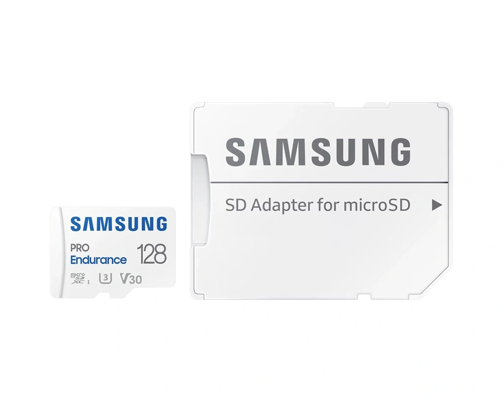 Samsung MicroSD kártya - 128GB MB-MJ128KA/EU (PRO Endurance, Class10, R100/W40, adapter, 128GB)