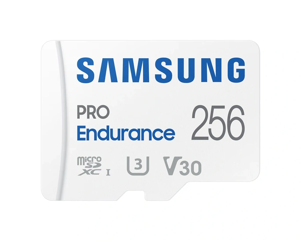 Samsung MicroSD kártya - 256GB MB-MJ256KA/EU (PRO Endurance, Class10, R100/W40, adapter, 256GB)
