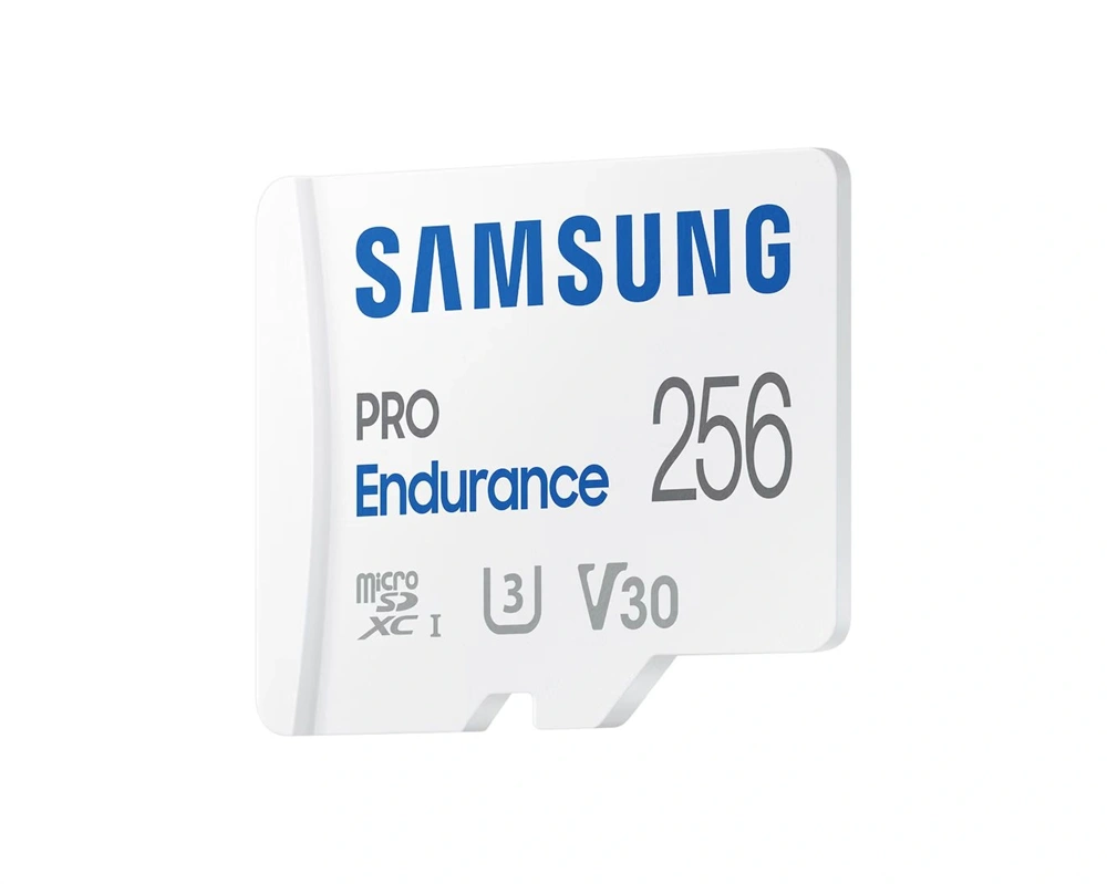 Samsung MicroSD kártya - 256GB MB-MJ256KA/EU (PRO Endurance, Class10, R100/W40, adapter, 256GB)
