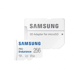 Samsung MicroSD kártya - 256GB MB-MJ256KA/EU (PRO Endurance, Class10, R100/W40, adapter, 256GB)