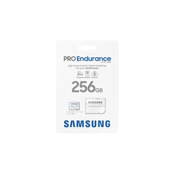 Samsung MicroSD kártya - 256GB MB-MJ256KA/EU (PRO Endurance, Class10, R100/W40, adapter, 256GB)