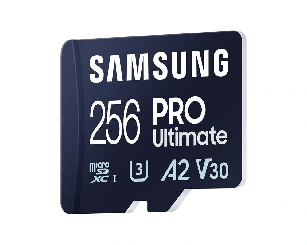 Samsung MicroSD kártya - 256GB MB-MY256SA/WW (PRO Ultimate, Class10, R200/W130, adapter, 256GB)