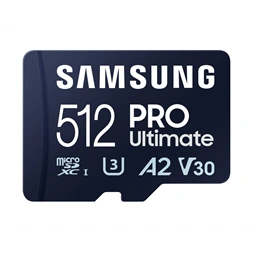 Samsung MicroSD kártya - 512GB MB-MY512SB/WW (PRO Ultimate kártyaolvasóval, Class10, R200/W130, 512GB)