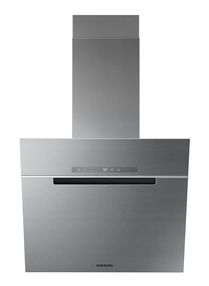 Samsung NK24C7070WS/UR inox, szabadonálló, döntött, méret:60 cm, zajszint:68 dB, páraelszívó
