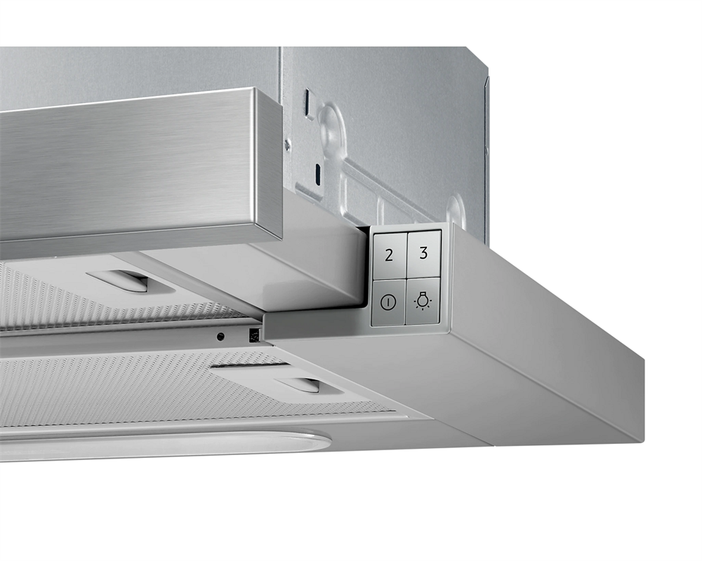 Samsung NK24M1030IS/UR inox, beépíthető, hagyományos, méret:59,8 cm, teleszkópos, zajszint:71 dB, páraelszívó