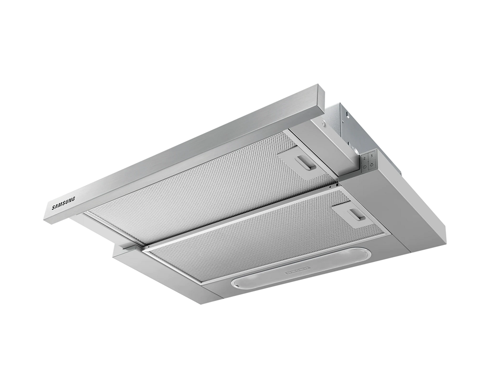Samsung NK24M1030IS/UR inox, beépíthető, hagyományos, méret:59,8 cm, teleszkópos, zajszint:71 dB, páraelszívó