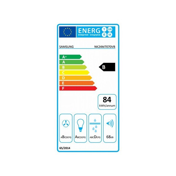 Samsung NK24M7070VB/UR beépíthető kürtős páraelszívó