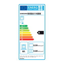 Samsung NV68A1140BK/OL fekete beépíthető sütő